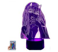 Darling in the Franxx Zero Two Night Light 3D Illusion Light Lampada da tavolo a LED con controllo t