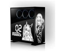 Darling in the Franxxx Adesivi Anime per PC Case, 02/Zero Two Classic Cartoon Decor Decalcomanie Adesivi per Computer