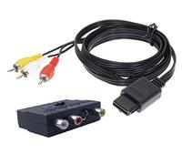 DARLINGTON & Sohns Scart - Cavo TV per SNES Super Nintendo N64 GC Game Cube + adattatore Scart 3 RCA