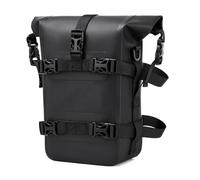 Darmlly Borsa portaoggetti per portapacchi posteriore per moto, impermeabile, con tracolla, facile da installare