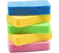 Darmlly spugne in cellulosa, spugne da cucina per , spugne Duty Scrub, spugne da cucina graffi per pentole, 5 pezzi