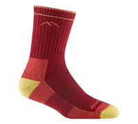 Darn Tough Hiker Micro Crew - Calzini di peso medio con cuscino, da donna, taglia L, colore: Rosso mirtillo