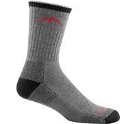 Darn Tough Merino Wool Coolmax Micro Crew Cushion Socks - Men's Gray/Black Large