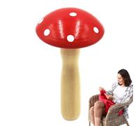 Darning Mushroom For Socks - Wood, Small Multipurpose Darner Tool | Comfortable Handle Sewing Accessory, Cute Mushroom Repair Tool For DIY Crafters, Mom, Sister, Grandma