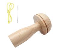 Darning Mushroom Kit - Sewing Repair Tool for Socks Clothing | Smooth Wooden Handle with Rounded, Ideal for Hand Stitching, Mending Holes Embroidery Projects 4.13x2.36x1.18 in