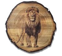 DARO Design - Quadro da parete con leoni, dimensioni 45 cm, stampa artistica pronta da appendere, decorazione da parete a tema caccia, natura, animali