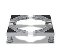 Daromigo Base per lavatrice, carico orso 150 - 350 kg, larghezza regolabile 41 - 66 cm, altezza 9 - 12 cm, base multiuso per lavatrice grigio