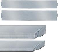 Daromigo Bordatura per prato in metallo, 25 m, 25 pezzi, 15 cm, zincata, in metallo, personalizzabile, flessibile, per piante da giardino, ortaggi, fiori