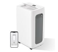 Daromigo Deumidificatore elettrico per ambienti fino a 50 m², con APP, 3 modalità di funzionamento, tubo di scarico, timer 24H, contro umidità, muffa, deumidificatore per cantina