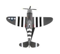 Daron Postage Stamp P-47 Thunderbolt Snafu 1/100 PS5359-3,Black