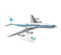Daron skymarks skr877 pan american world airways 707 1/150 scale modello di aereo jet clipper monsoon livery reg # n415pa