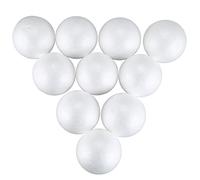 Daroplo 10 sfere di polistirolo espanso, 10 cm, colore: