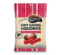 Darrell Lea, Soft Eating Liquorice - Strawberry Flavour 200 Gram - Pack of 4