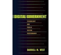 Darrell M. West Digital Government (Tascabile)