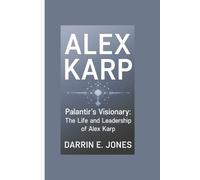 Darrin E Jones Alex Karp (Tascabile)
