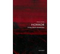 Darryl Jones Horror (Tascabile) Very Short Introductions