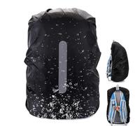 Darryy Copertura Riflettente per Zaino (26-40L), Parapioggia per Zaino con Strisce Riflettenti, Coprizaino Antipioggia, Outdoor Zaino Parapioggia per Escursionismo Campeggio Ciclismo (M)