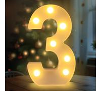 Darryy Lettere LED da 22 cm, Lettere Luminose Led, Adatte per Proposte di Matrimonio, Festival, Feste e altri Eventi per Creare un'atmosfera Romantica e Accogliente (3)