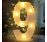 Darryy Lettere LED da 22 cm, Lettere Luminose Led, Adatte per Proposte di Matrimonio, Festival, Feste e altri Eventi per Creare un'atmosfera Romantica e Accogliente (9)