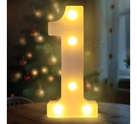 Darryy Lettere LED da 22 cm, Lettere Luminose Led, Adatte per Proposte di Matrimonio, Festival, Feste e altri Eventi per Creare un'atmosfera Romantica e Accogliente (1)