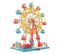 Darryy Puzzle 3D in Legno, Ruota Panoramica Fai-da-te, Kit Artigianale, Giochi per Bambini e Adulti, Ottimo Regalo per Natale, Capodanno e Compleanni