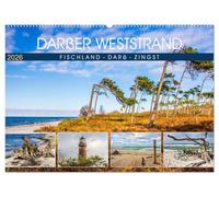 Darßer Weststrand - Fischland Darß Zingst (Wandkalender 2026 DIN A2 quer), CALVENDO Monatskalender: Darsser Weststrand - Sehnsuchtsort an der Ostsee