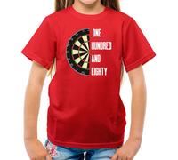 Dart Board Centottanta 180 - Maglietta Per Bambini - Darts Little Gerwen Smith
