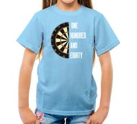 Dart Board Centottanta 180 - Maglietta Per Bambini - Darts Little Gerwen Smith