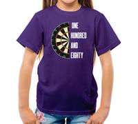 Dart Board Centottanta 180 - Maglietta Per Bambini - Darts Little Gerwen Smith