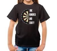 Dart Board Centottanta 180 - Maglietta Per Bambini - Darts Little Gerwen Smith