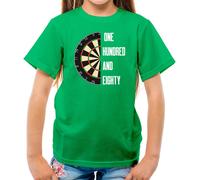 Dart Board Centottanta 180 - Maglietta Per Bambini - Darts Little Gerwen Smith