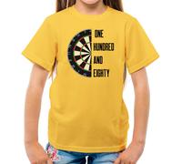 Dart Board Centottanta 180 - Maglietta Per Bambini - Darts Little Gerwen Smith