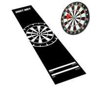 Dart Board Mat for Floor | Floor Protection Portable with Throw Line | Dart Carpet Mats | for Game Room Recreation Center Sports Club Basement Garage
