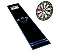 Dart Board Mat - Non-Slip Portable Floor Protection with Throw Line | Protective Dart Mat for Game Room Recreation Center Sports Club Office Basement, All Skill Levels
