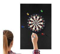 Dart Board Wall Protector - Backer Cork Board, Dart Boards che sostengono protettori in feltro | Darrt Target Walls Protector, Accessori Darts, professionale di protezione Black Mat rimovibile p