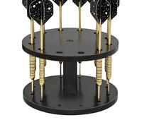 Dart Display Rack - Acrylic Lightweight Storage Stand, Round Showcase Holder, Durable Gaming Organizer, Transparent Collectible Support | Decorative Display Accessory For Studios Bedroom Living Room