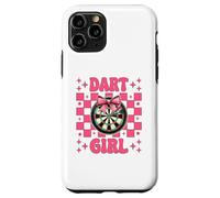 Dart Girl Darts Bersaglio rosa Coquette Bow Custodia per iPhone 11 Pro