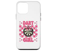 Dart Girl Darts Bersaglio rosa Coquette Bow Custodia per iPhone 12 mini