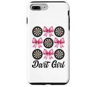Dart Girl Darts Bersaglio rosa Coquette Bow Custodia per iPhone 7 Plus/8 Plus