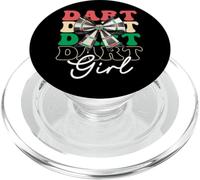 Dart Girl Darts Bersaglio rosa Coquette Bow PopSockets PopGrip per MagSafe