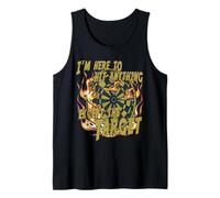 Dart Humor - Maglietta I'm Here To Hit Anything Except The Target Canotta