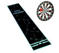 Dart Mat With Throw Line | Portable Non-Slip Crystal Velvet With Throw Line - Clutter-Free Convenience Dart Mat - For Leisure Area Game Room Recreation Center Sports Club Office Break Room Dormitory