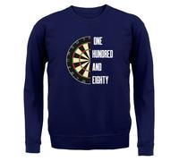 Dart Tavola Uno Cento E Eighty 180 - Adulti Felpa/Maglione - Freccette Piccolo