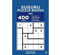 Dart Veider Dmy Suguru Puzzle Books - 400 Easy to Master Puzzles 5x5 (Tascabile)