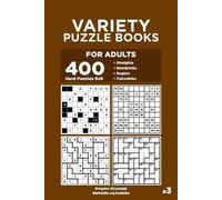 Dart Veider Dmytro Variety Puzzle Books for Adults - 400 Hard Puzz (Tascabile)
