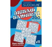 Dart Veider Sudoku Jigsaw Samurai - 200 Hard to Master Puzzles 9x9 ( (Tascabile)