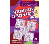 Dart Veider Sudoku Jigsaw Samurai - 200 Master Puzzles 9x9 (Volume 9 (Tascabile)