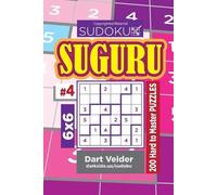 Dart Veider Sudoku Suguru - 200 Hard to Master Puzzles 6x6 (Volume 4 (Tascabile)