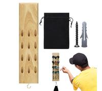Dart Wall Holder, Compact Storage Rack, Wall-Mounted Display Stand, Organizer with Bag and Screws, Ideal for 12 Tip Darts, Game Room, Bar, Man Cave, Ricreazione Area, Indoor Sports Use