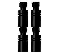 Dart Weights, Set of 4 Brass Dart Accentuators, Adjustable Counterweights, 2BA Thread Compatible, Precision Add-On Tool, Ideal for Professional and Amateur Players, Black